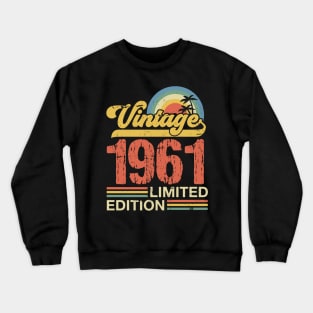 Retro vintage 1961 limited edition Crewneck Sweatshirt